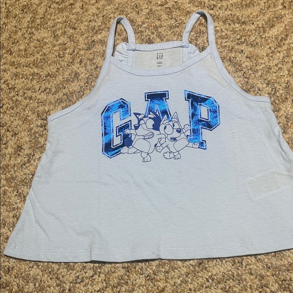 Joe’s Jeans Denim Cut off Shorts GAP Bluey Graphic Tank Top 3T - Picture 2 of 8